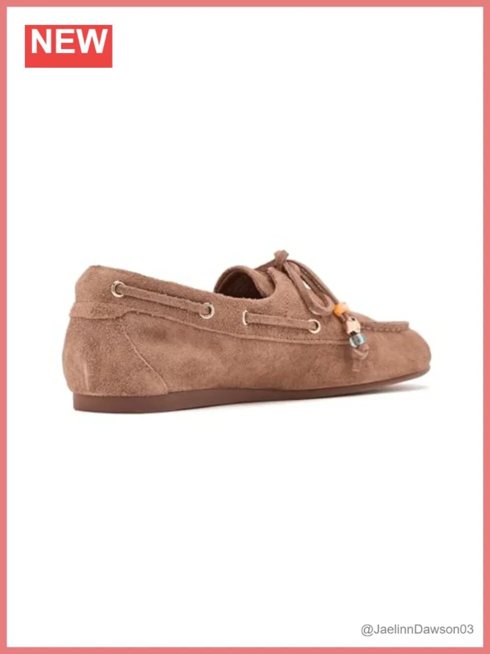 Madewell Jamie Boat Shoes Suede Slip-On Leather Lining